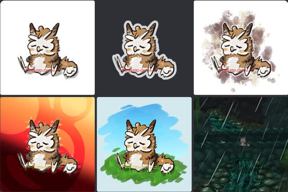 Background Type Examples Image